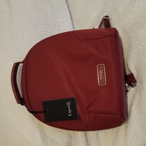 Lipault red backpack
